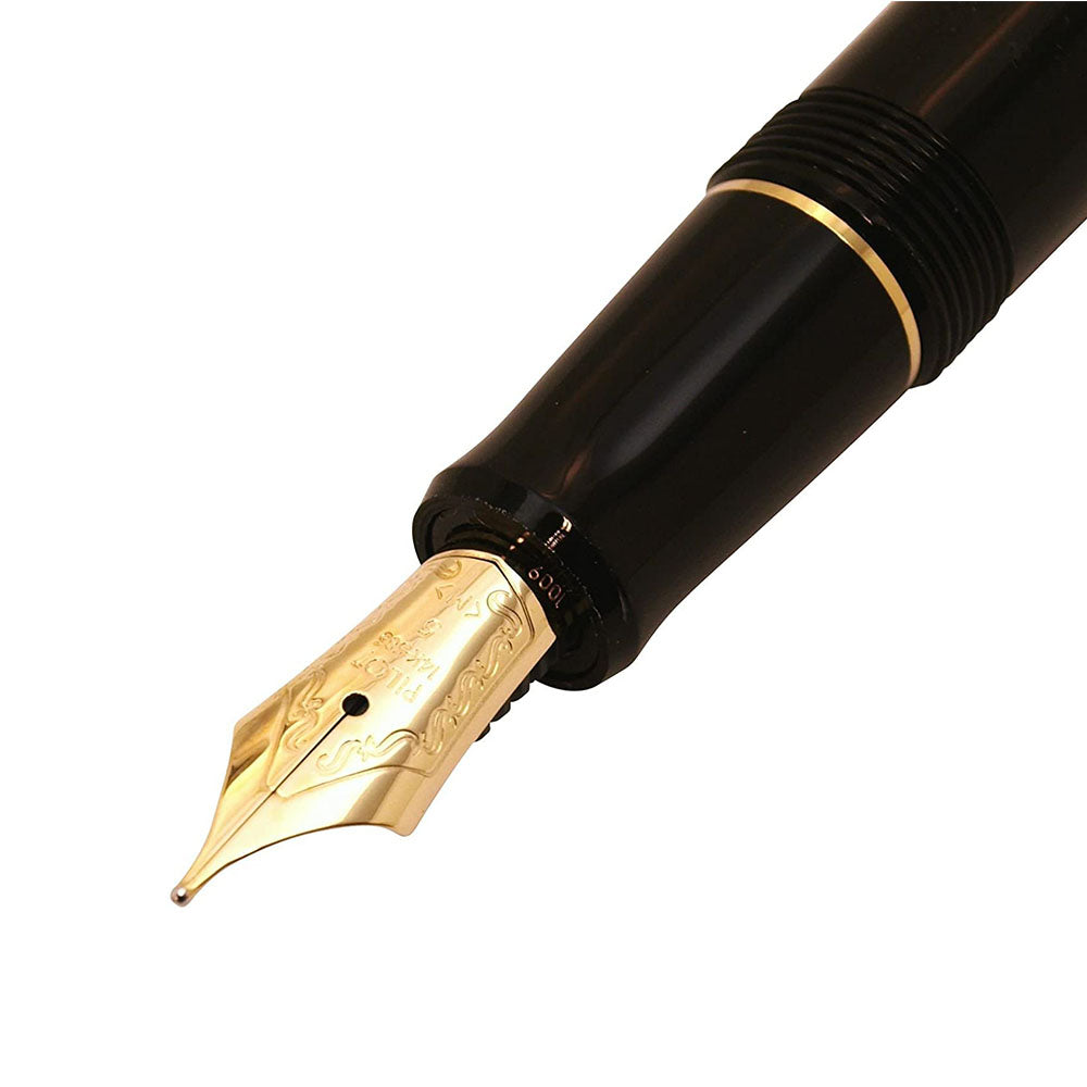 Pilot Custom 74 Black GT Fountain Pen – 14Kt Gold Fine Nib