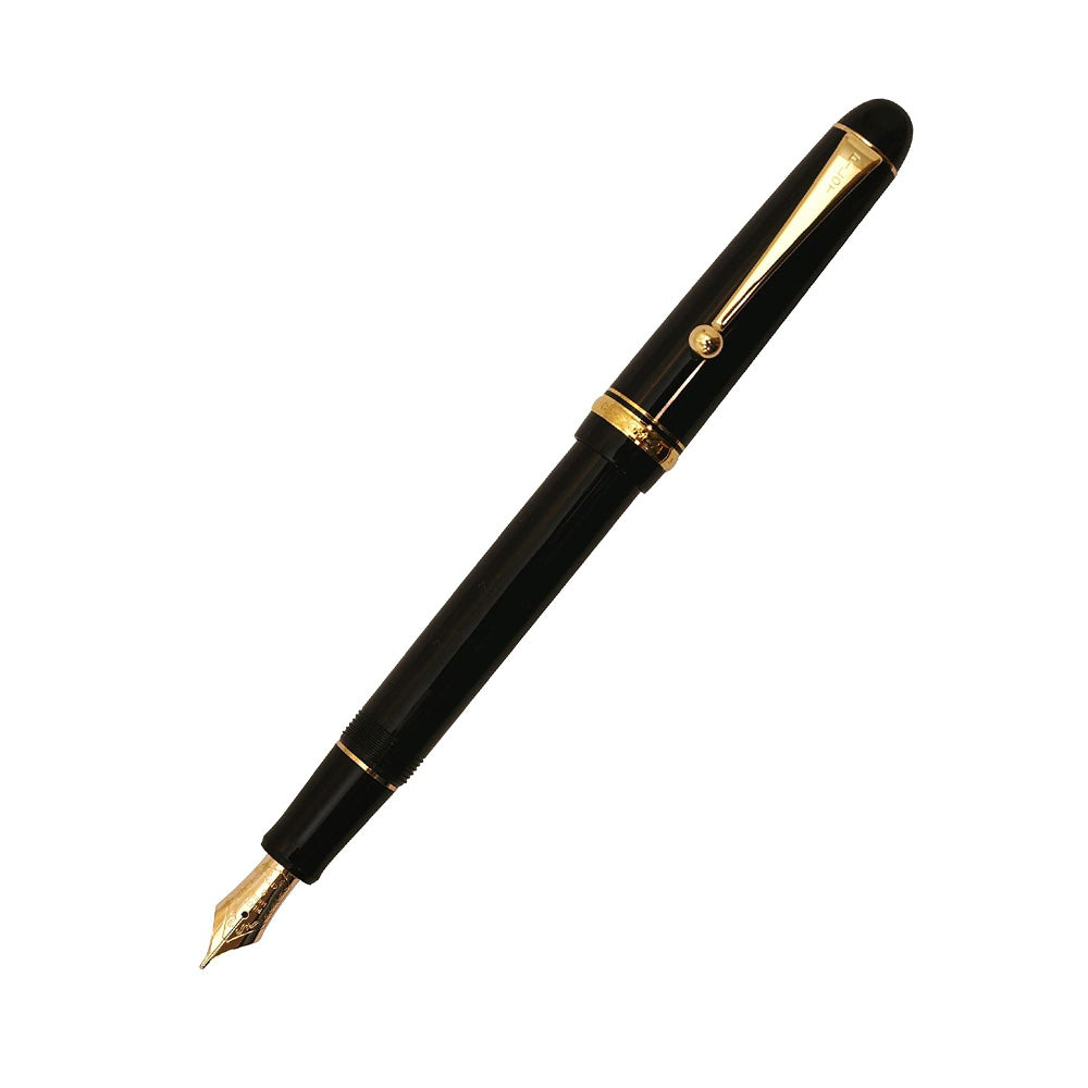 Pilot Custom 74 Black GT Fountain Pen – 14Kt Gold Medium Nib