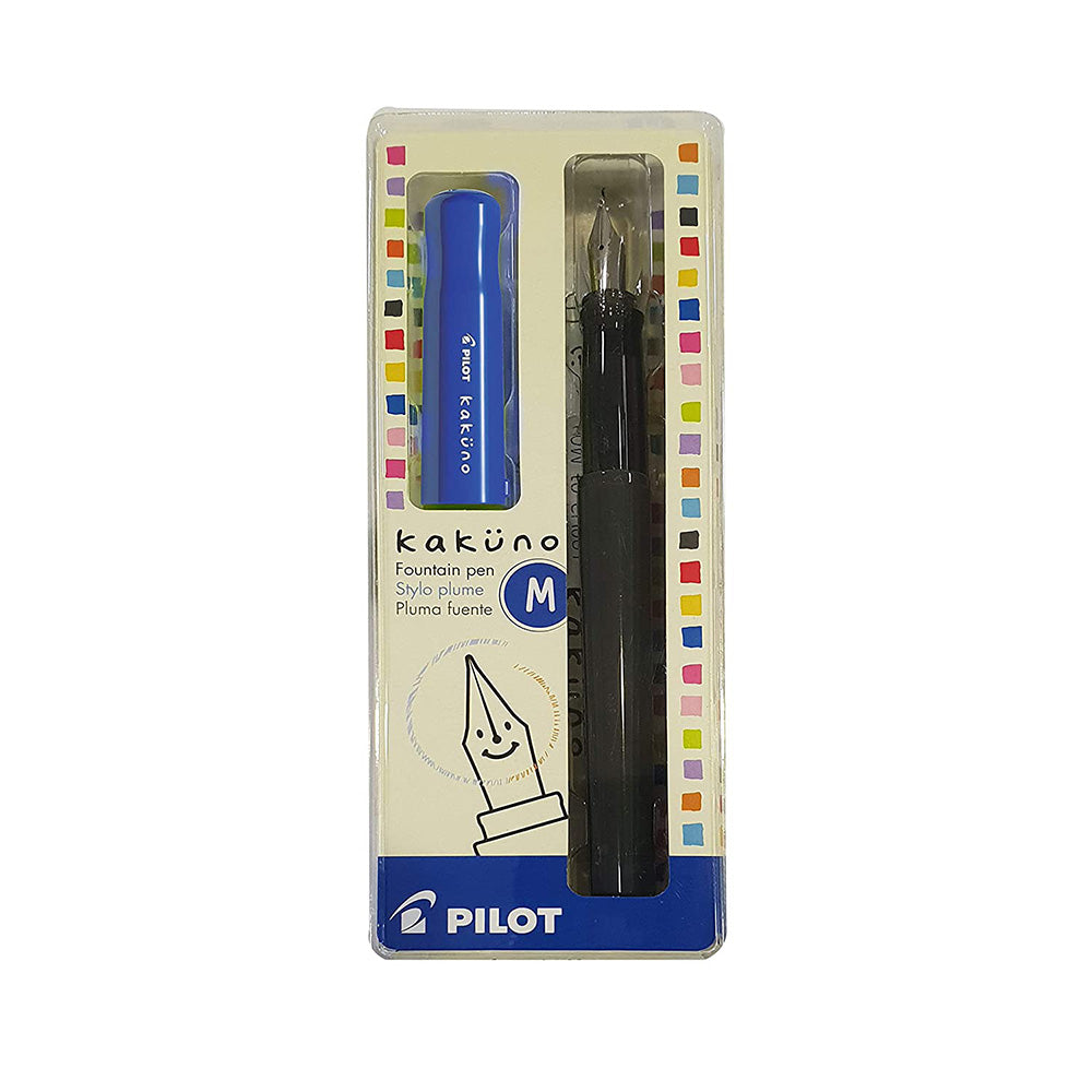 Pilot Kakuno Blue Fountain Pen – Medium Nib