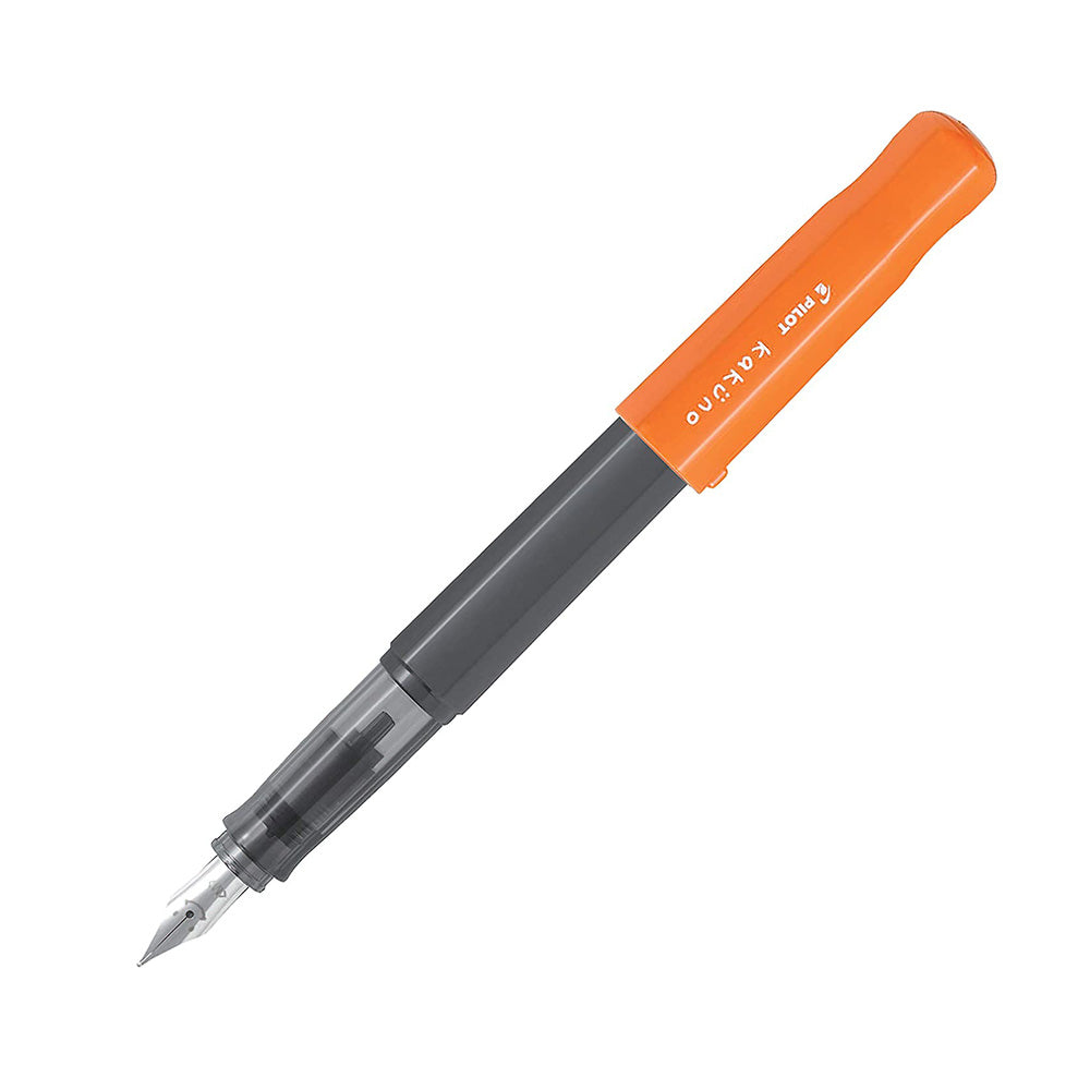 Pilot Kakuno Orange Fountain Pen – Medium Nib