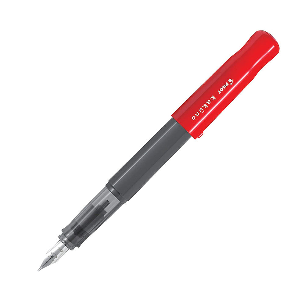 Pilot Kakuno Red Fountain Pen – Fine Nib