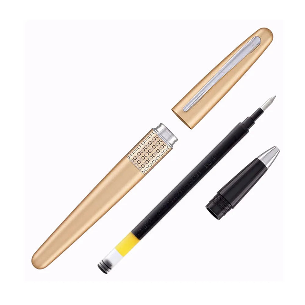 Pilot MR1 Metal Zigzag Gold Rollerball Pen