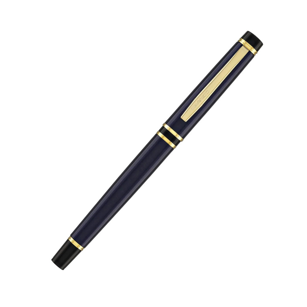 Pilot Grance Dark Blue Lacquer with Gold Trim Fountain Pen - 14Kt Gold Fine Nib