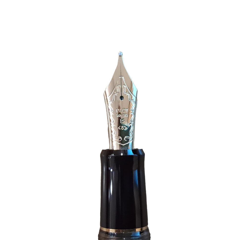 Pilot Custom 823 Brown GT Fountain Pen with Ink - 14Kt Gold Signature