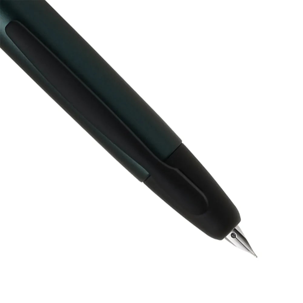 Pilot Capless Matte Green with Black PVD Trim Fountain Pen – Stainless Steel Nib