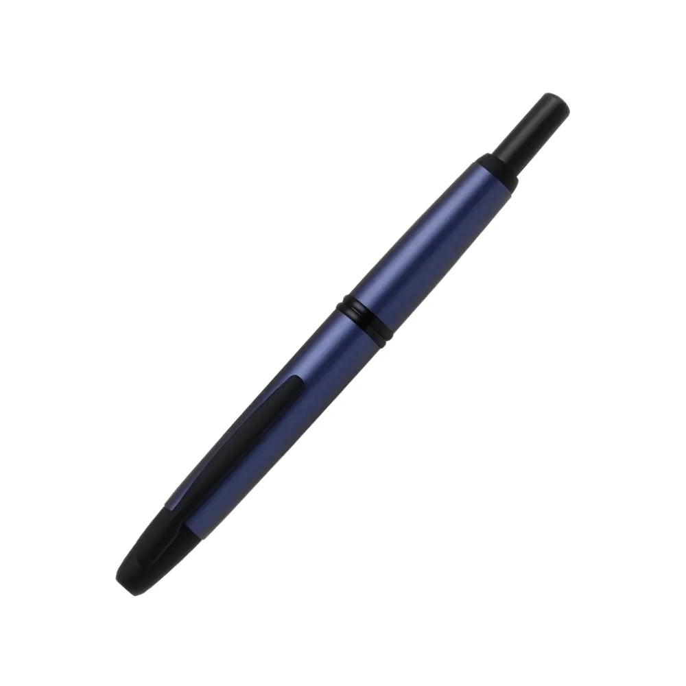 Pilot Capless Matte Ash Blue with Black PVD Trim Fountain Pen – Stainless Steel Nib