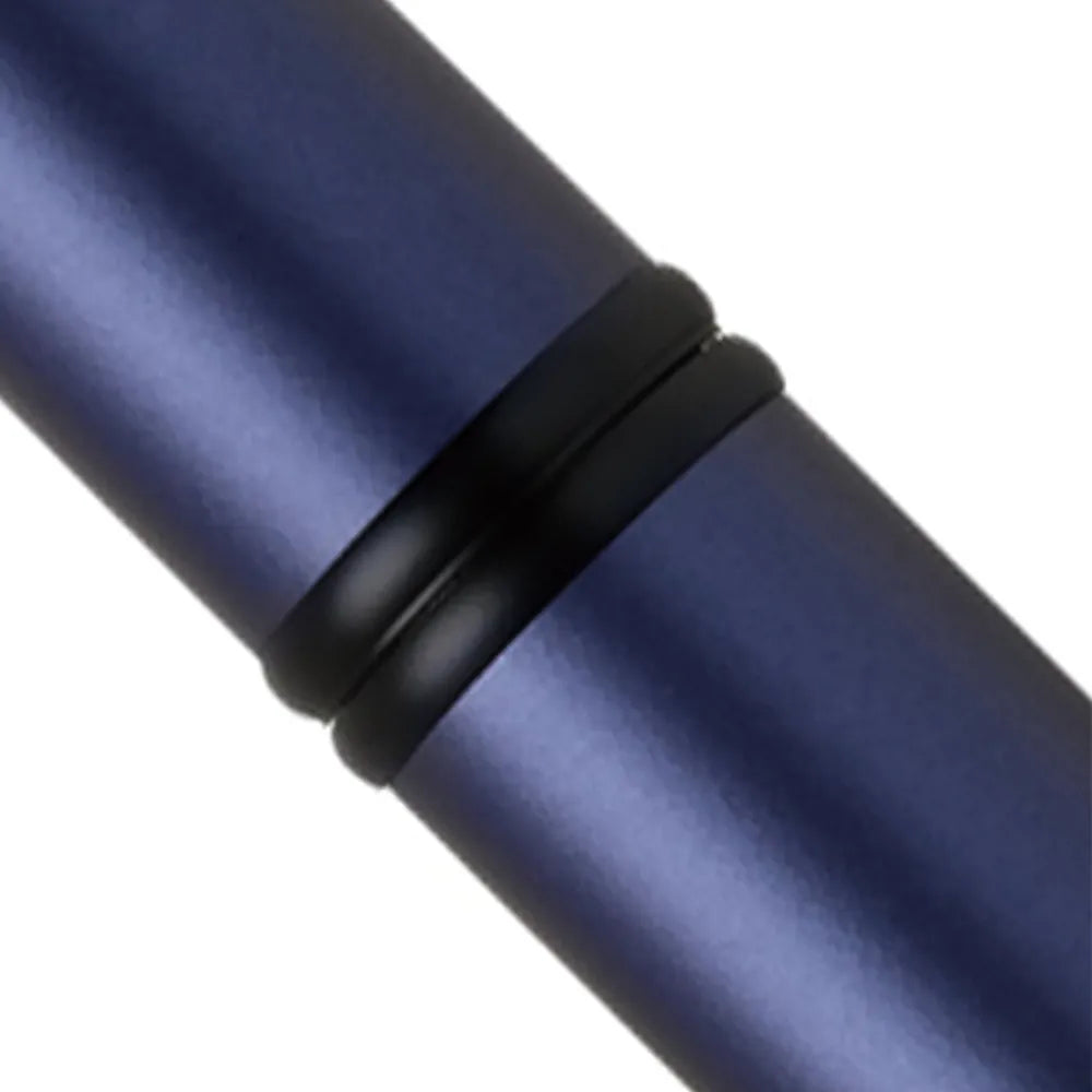 Pilot Capless Matte Ash Blue with Black PVD Trim Fountain Pen – Stainless Steel Nib