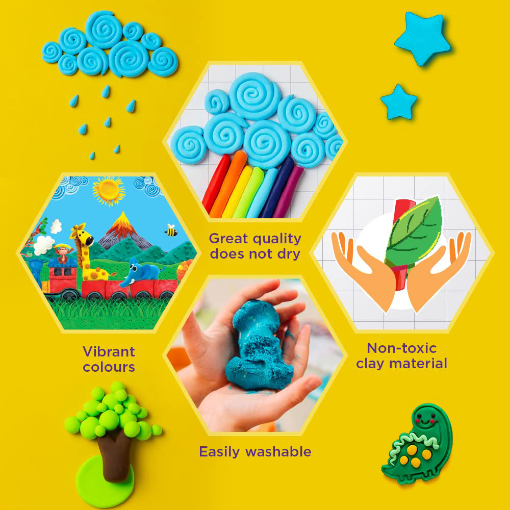 Cello ColourUp Clay Art Kit (Pack of 2)