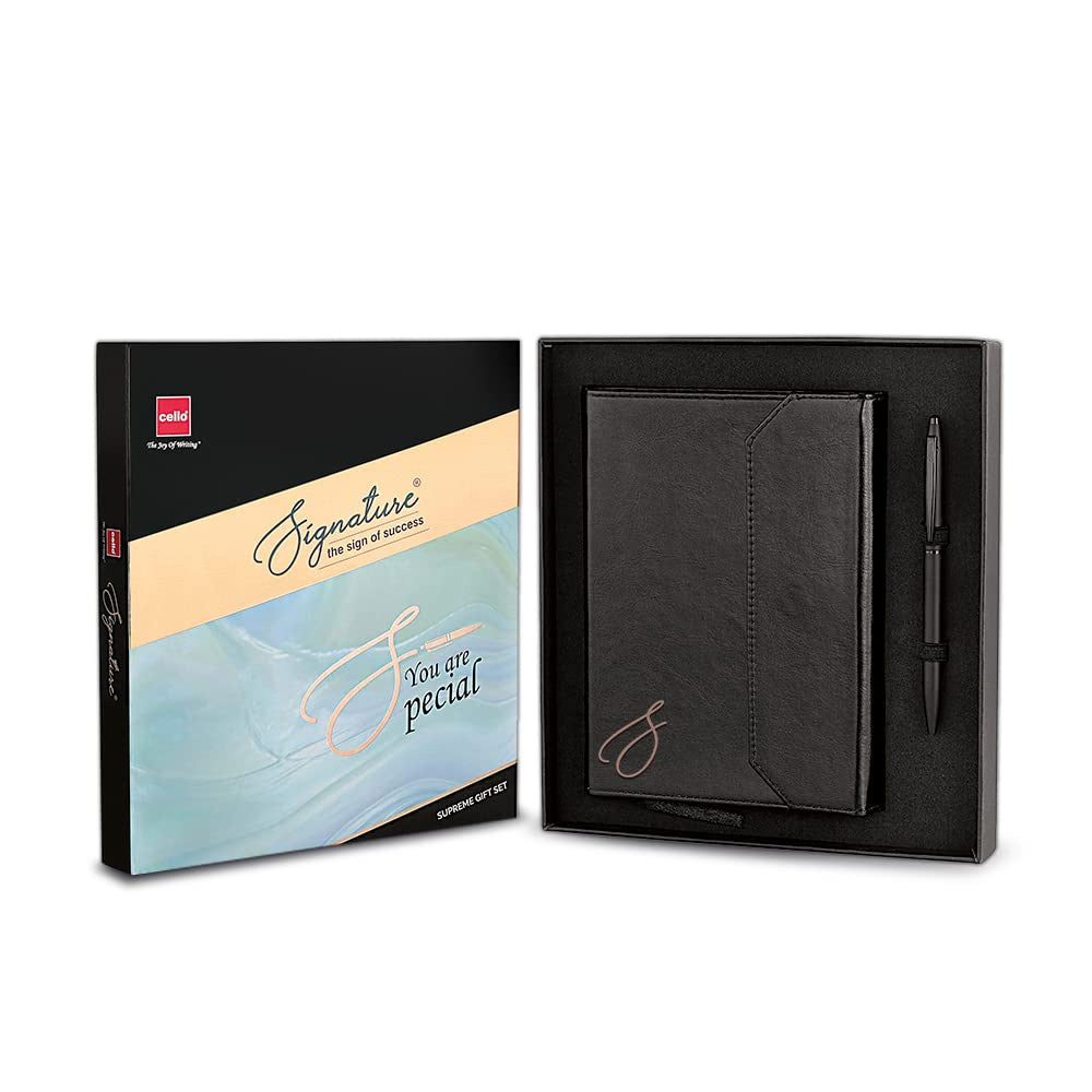 Cello Signature Supreme Notebook + Ball Pen Gift Set