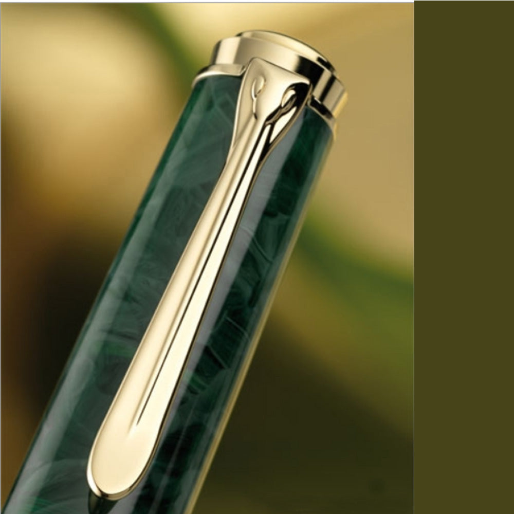 Pelikan Souveran K600 Green O Green Resin GT Special Edition Ballpoint Pen