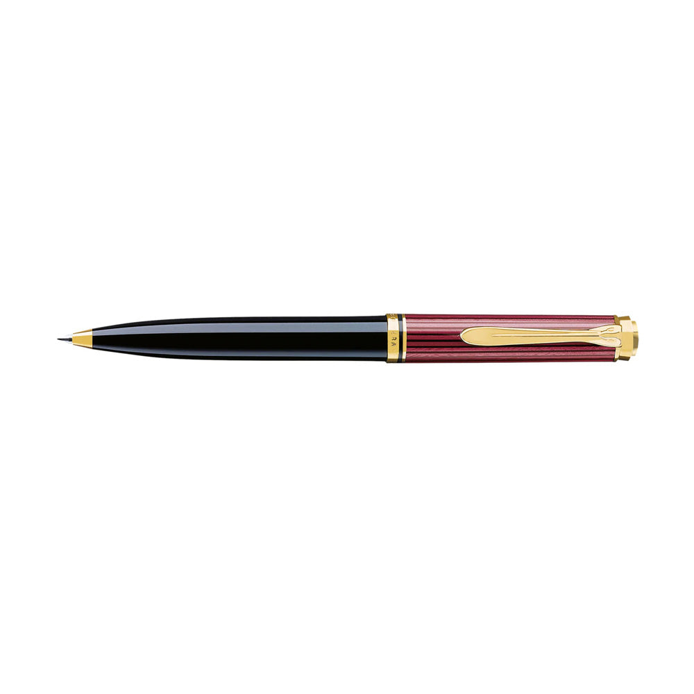 Pelikan Souveran K600 Black/Red Resin with Gold-Plated Trim Ballpoint Pen