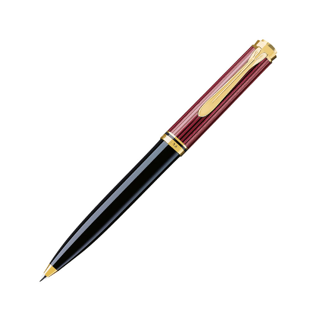 Pelikan Souveran K600 Black/Red Resin with Gold-Plated Trim Ballpoint Pen