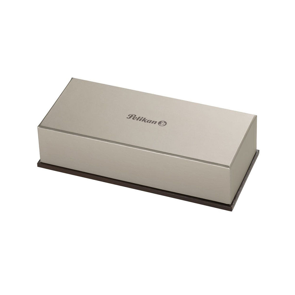 Pelikan Souveran R805 Black-Blue Resin with Silver Trim Rollerball Pen