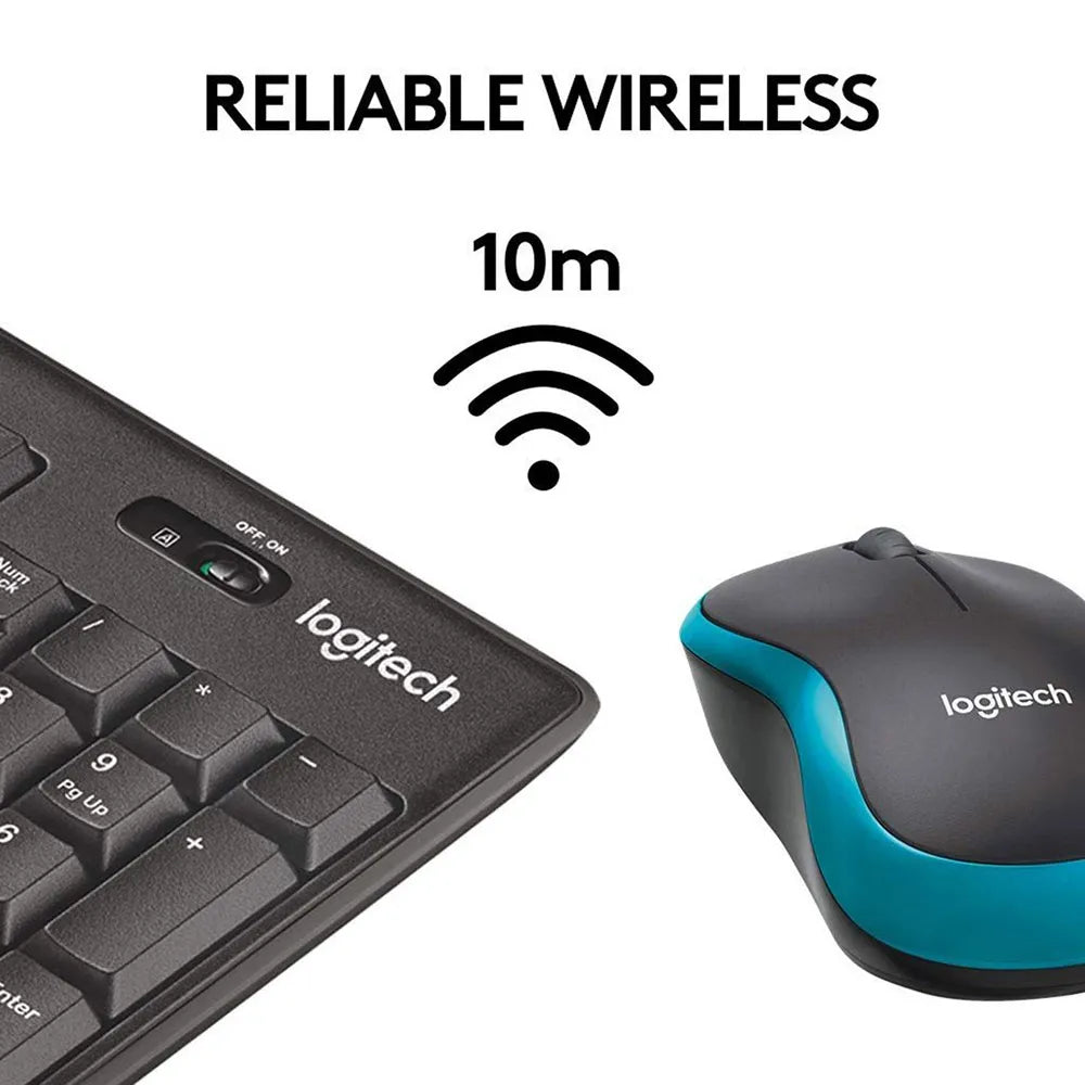 Logitech MK275 Full Size Wireless Keyboard and Mouse Combo