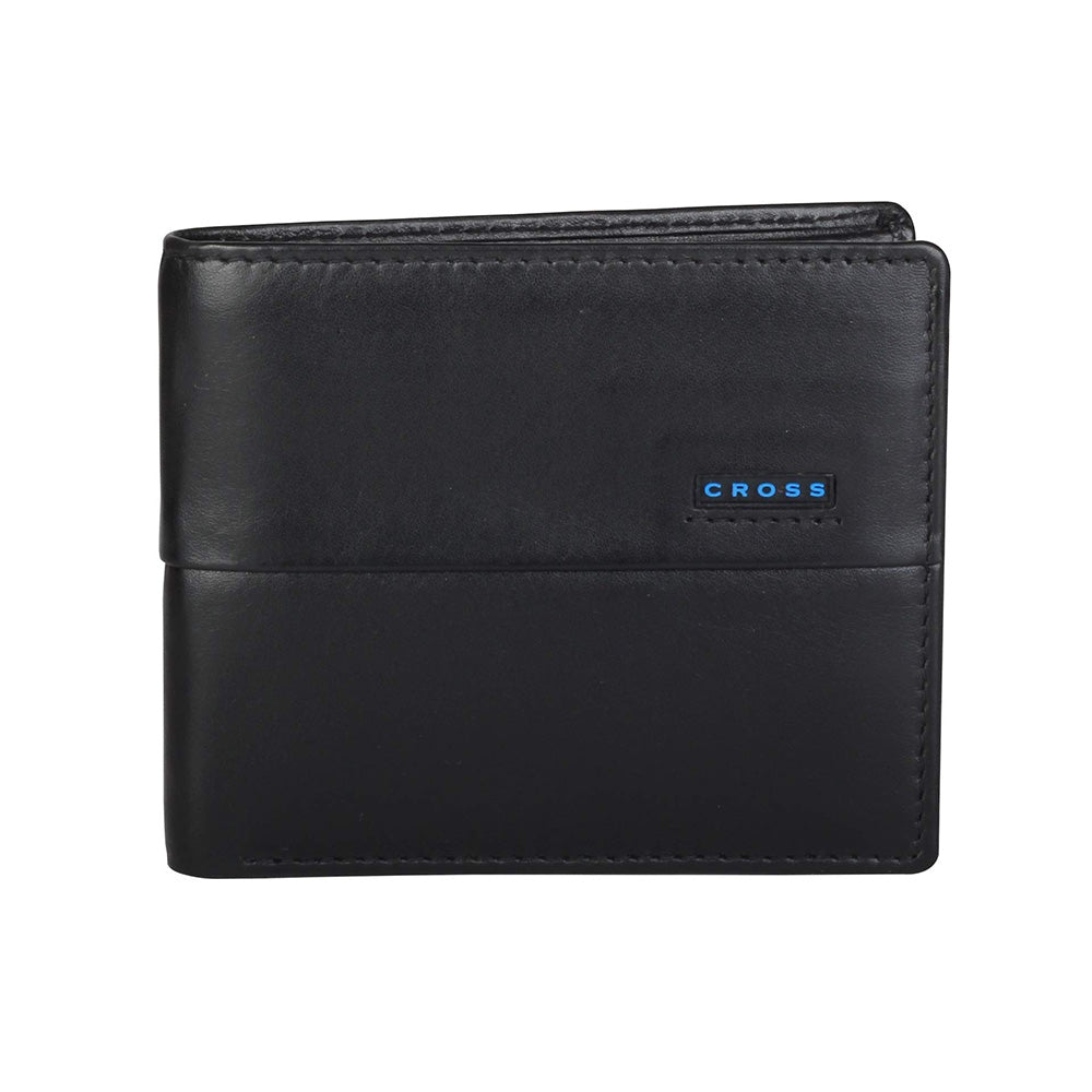Cross Mens Genuine Leather Bifold Coin Wallet