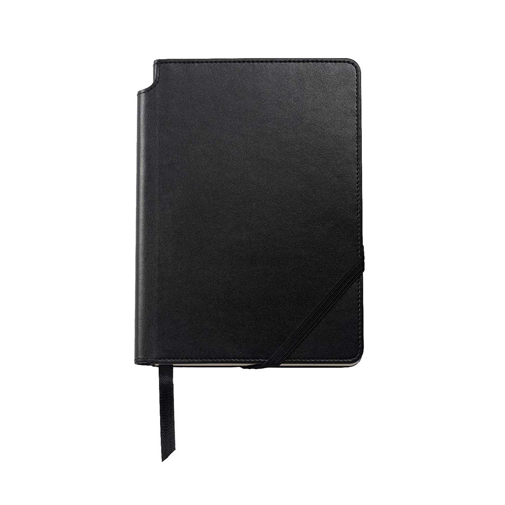 Journal Collection Carry And Display Your Cross Pen With Style The new journal comes in classic colors with a quality leatherette finish, an elastic closure and ribbon page marker. Inside you’ll find lightly-lined, perforated pages for ease and flexibility in note taking, journaling, or sketching. Flexible, high-quality leatherette cover New Cross brand identity is debossed on the back Unique pen storage slot in the spine Elastic angled closure keeps pages safe Attached ribbon for easy page marking