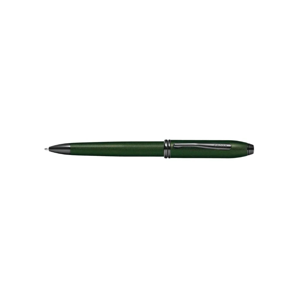 Cross Townsend Matte Green PVD Micro-knurl Ballpoint Pen