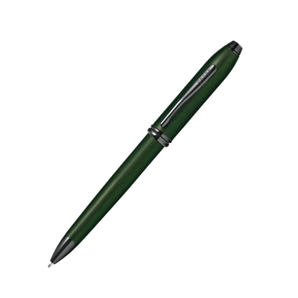 Cross Townsend Matte Green PVD Micro-knurl Ballpoint Pen