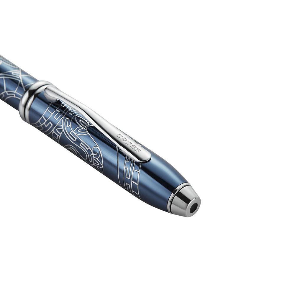 Cross Townsend Zodiac Year of the Snake Blue Lacquer Ballpoint Pen