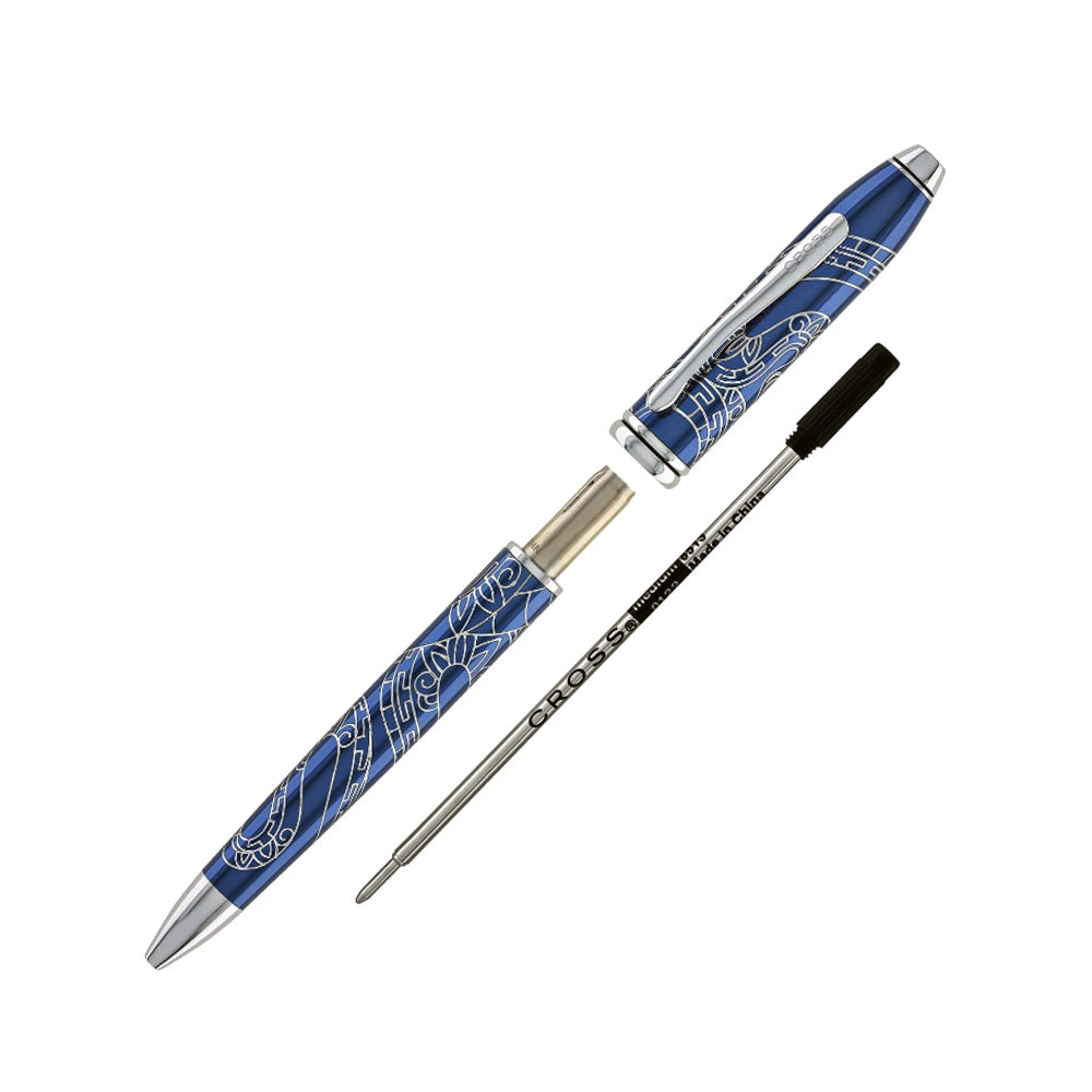 Cross Townsend Zodiac Year of the Snake Blue Lacquer Ballpoint Pen
