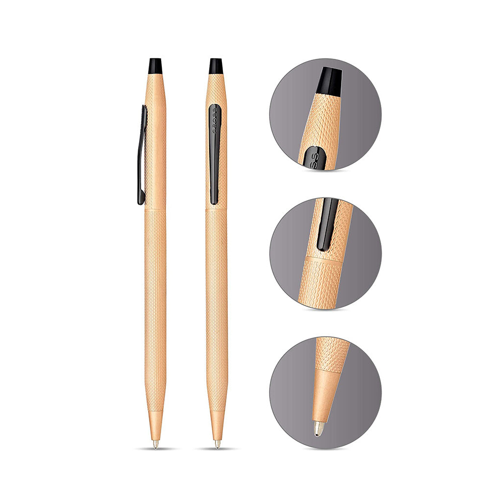 Cross Classic Century Brushed Rose Gold PVD Ballpoint Pen