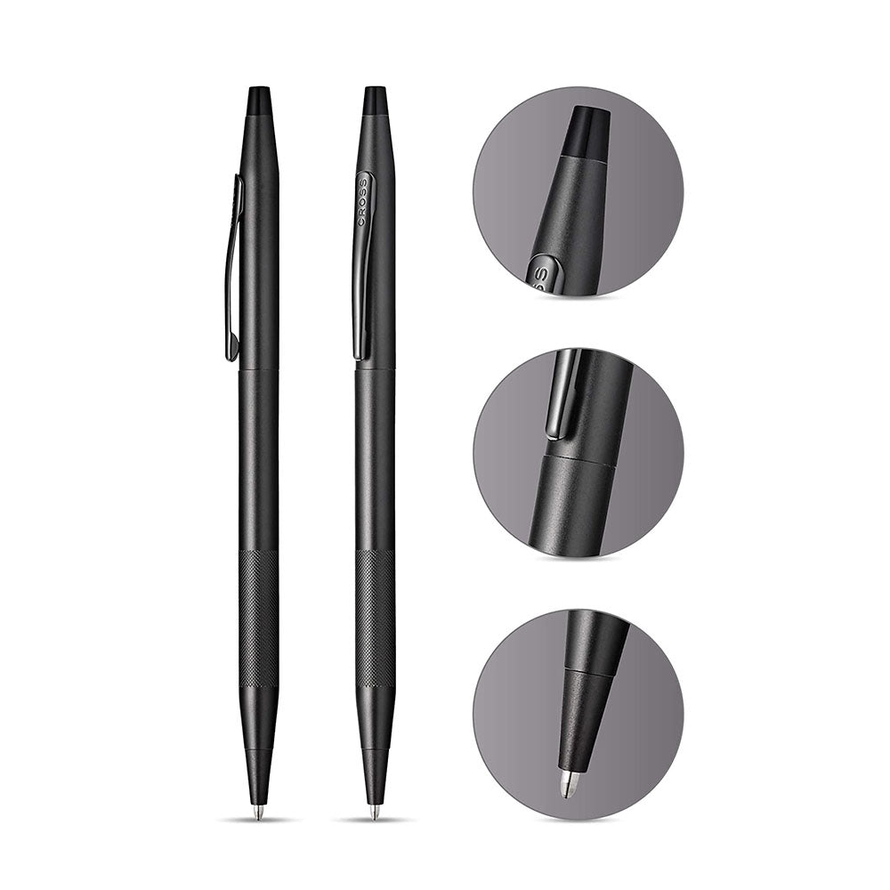 Cross Classic Century Black PVD with Micro-knurl Ballpoint Pen