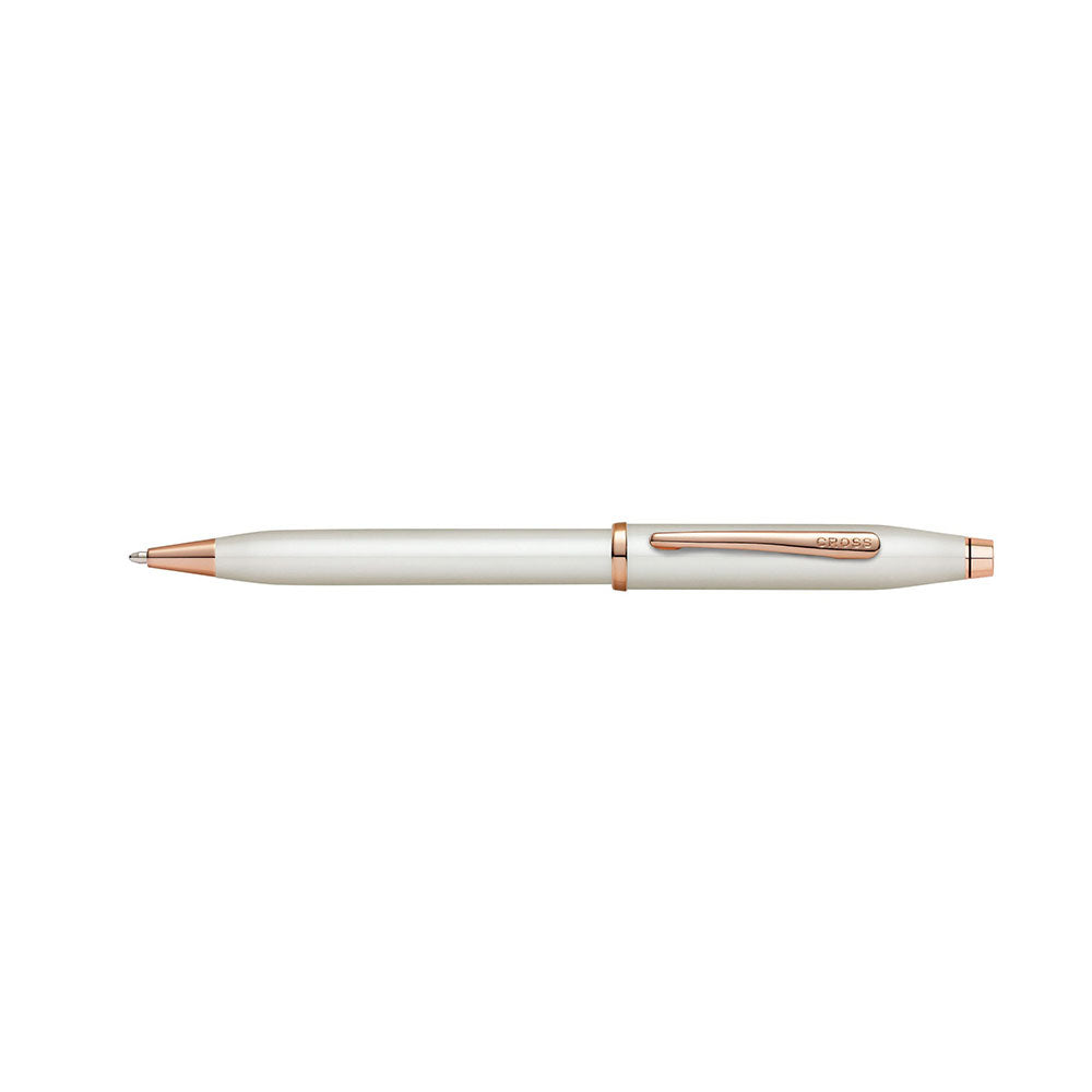 Cross Century II Pearlescent White Lacquer Ballpoint Pen