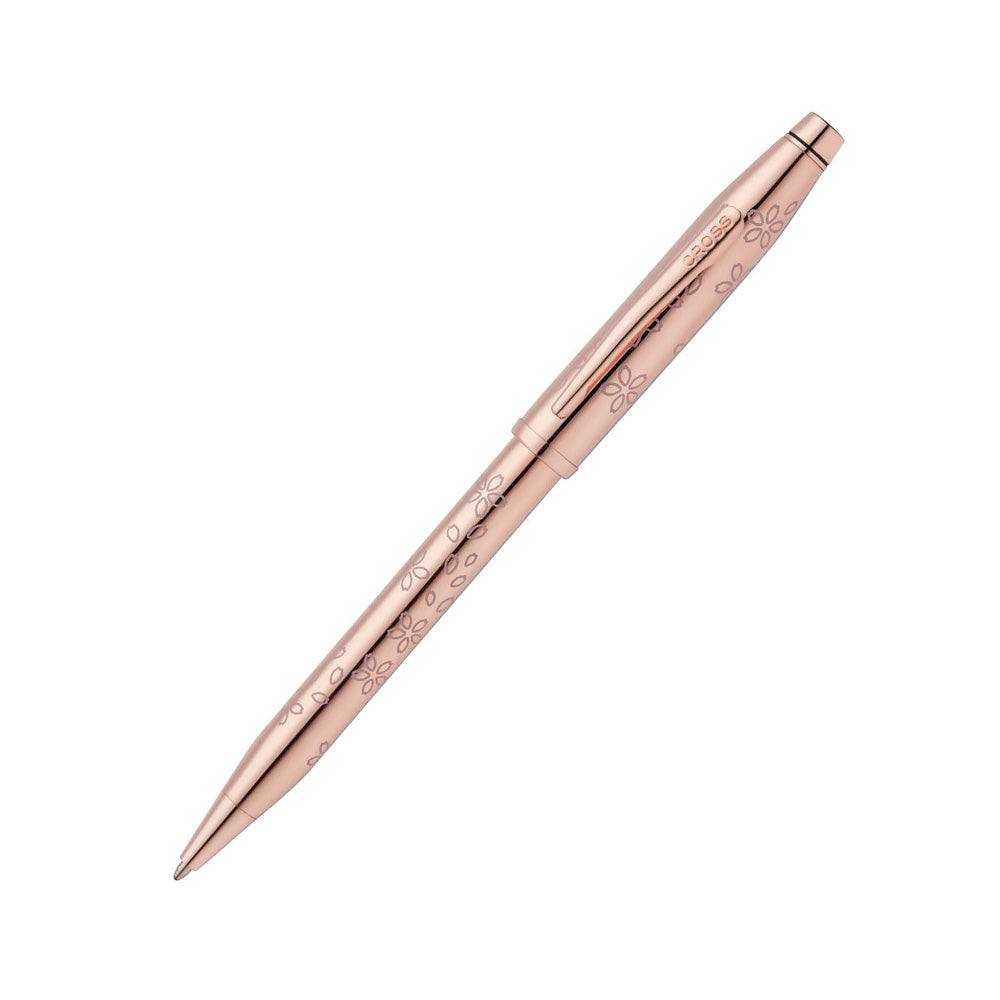 Cross Century II Cherry Blossom Rose Gold Plated Ballpoint Pen