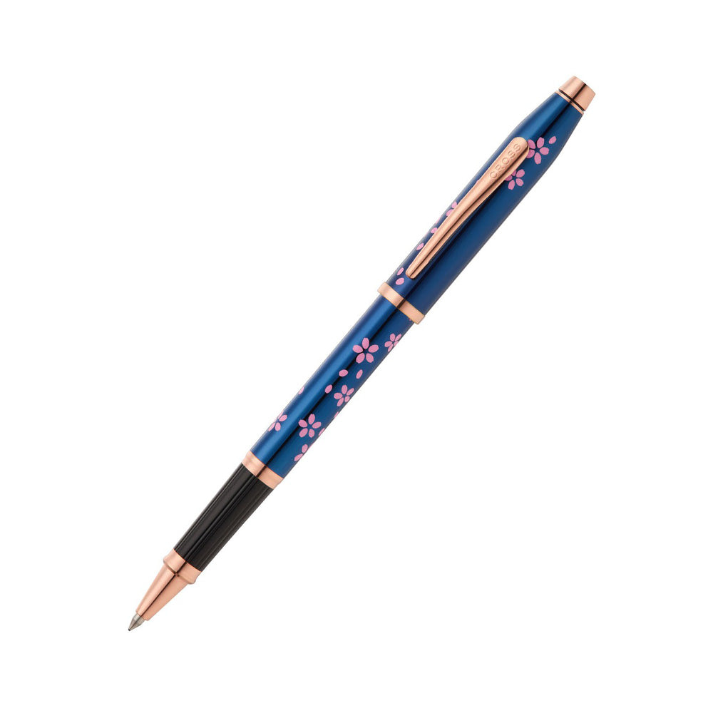 Cross Century II Cherry Blossom Translucent Blue Lacquer Rollerball Pen