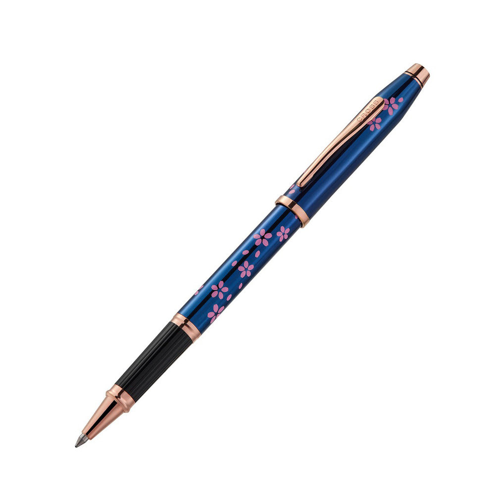 Cross Century II Cherry Blossom Translucent Blue Lacquer Rollerball Pen