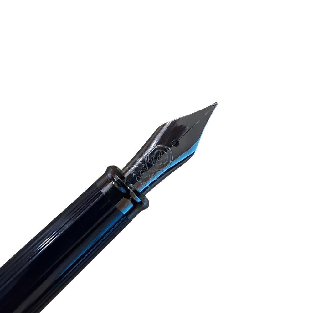 Cross Century II Midnight Black Lacquer with Polished PVD Trim Fountain Pen - Fine Nib