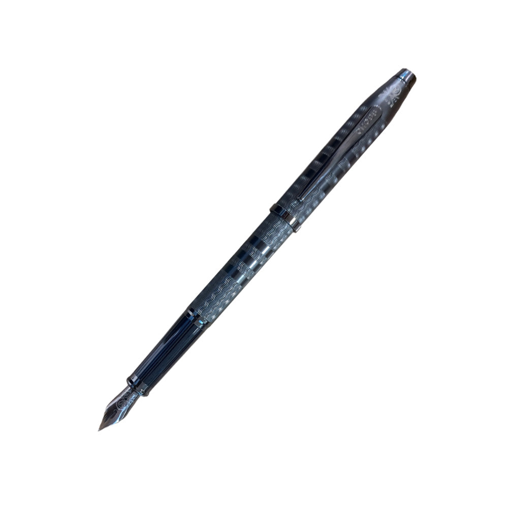 Cross Century II Midnight Black Lacquer with Polished PVD Trim Fountain Pen - Fine Nib