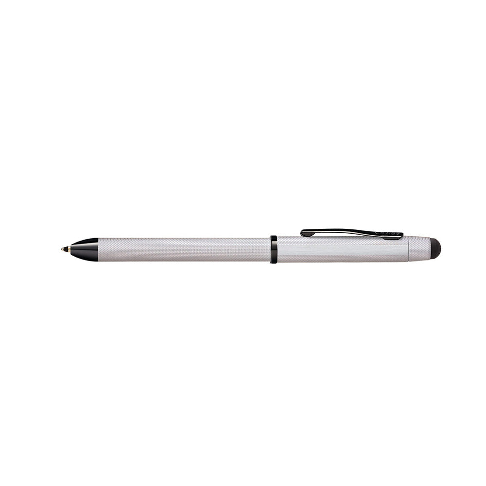 Cross Tech3+ Brushed Chrome Polished Black PVD Trim Multifunction Pen