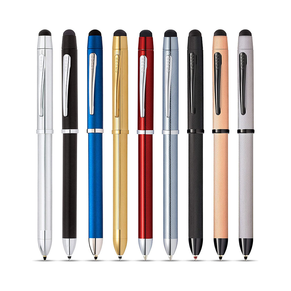 その他 pen pen3 Cross Tech3+ Metallic Blue with Polished Chrome Trim Multifunction Pen