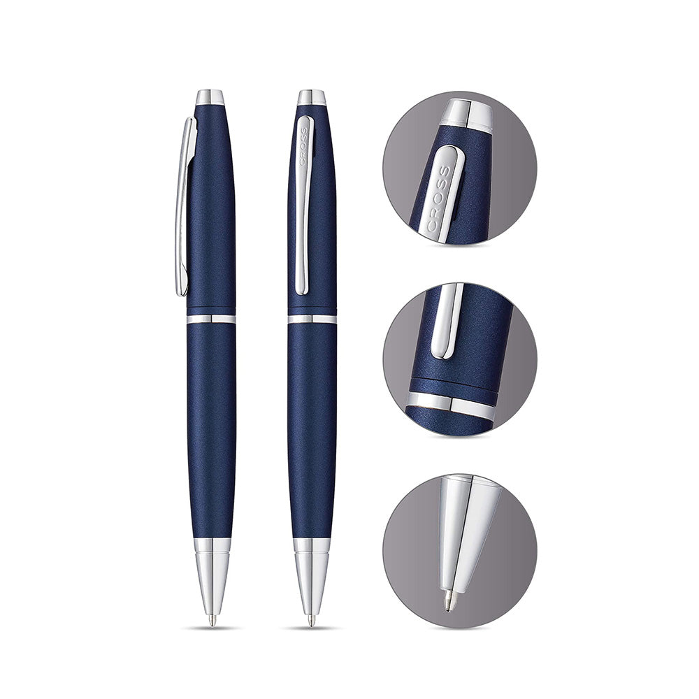 Cross Calais Matte Metallic Midnight Blue Ballpoint Pen