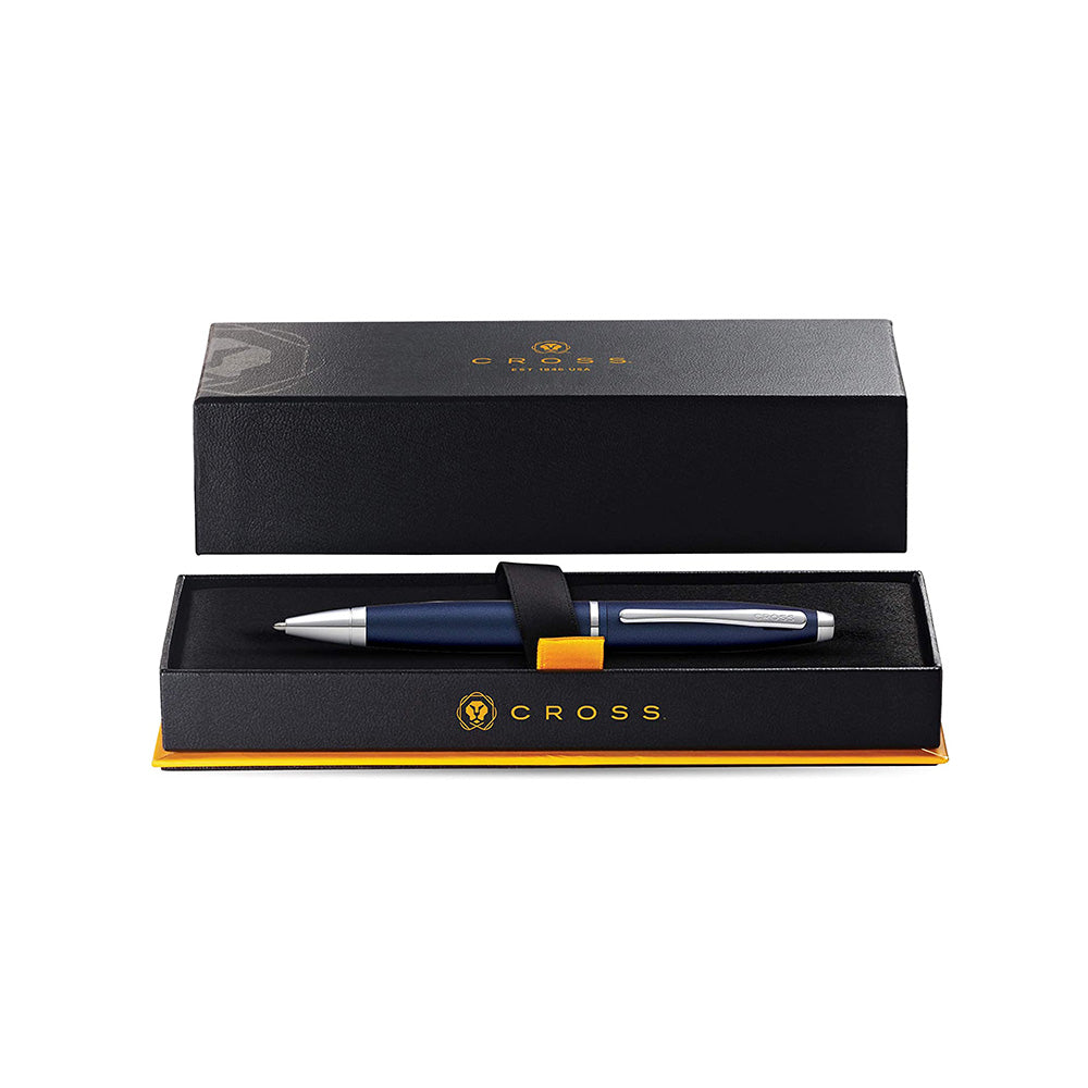 Cross Calais Matte Metallic Midnight Blue Ballpoint Pen
