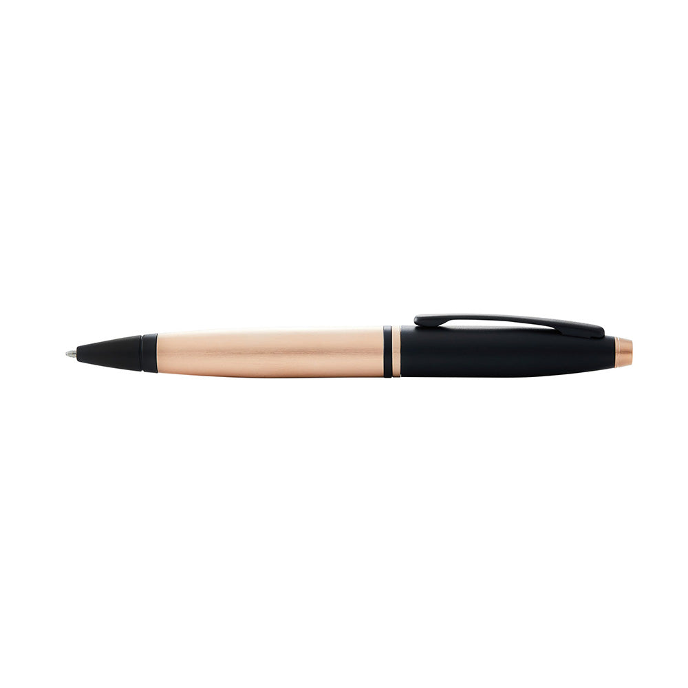 Cross Calais Brushed Rose Gold with Black PVD Trim Ballpoint Pen