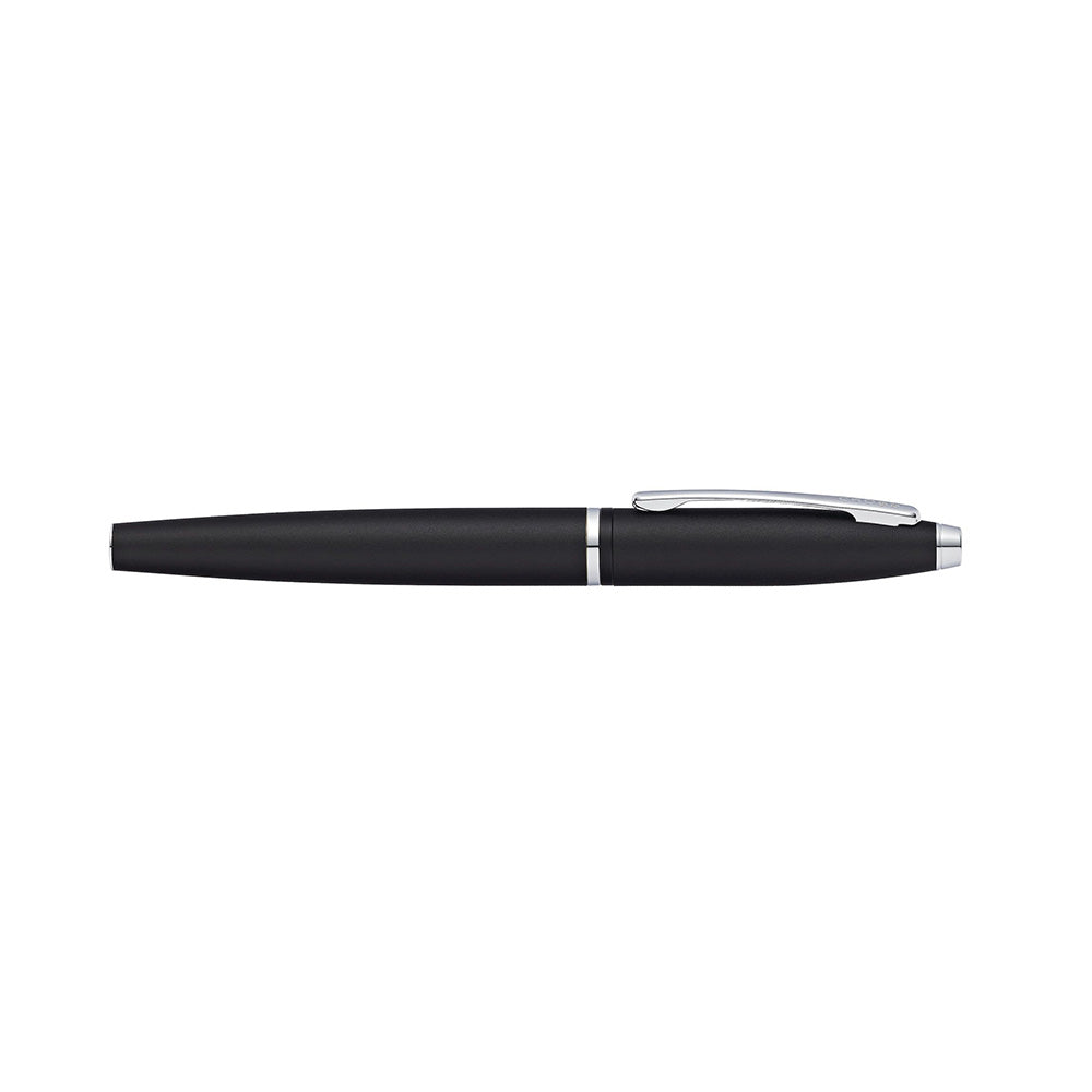 Cross Calais Matte Black Polished Chrome Trim Rollerball Pen