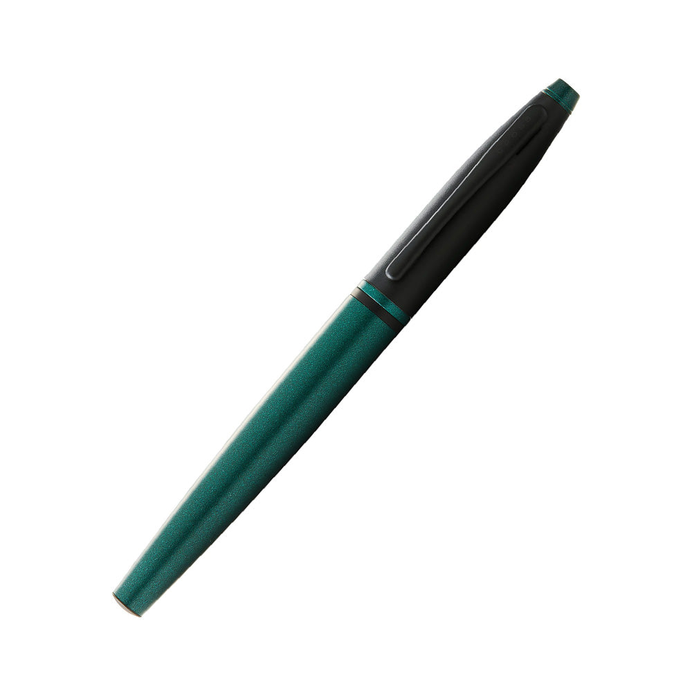 Cross Calais Matte Green and Black Lacquer Rollerball Pen