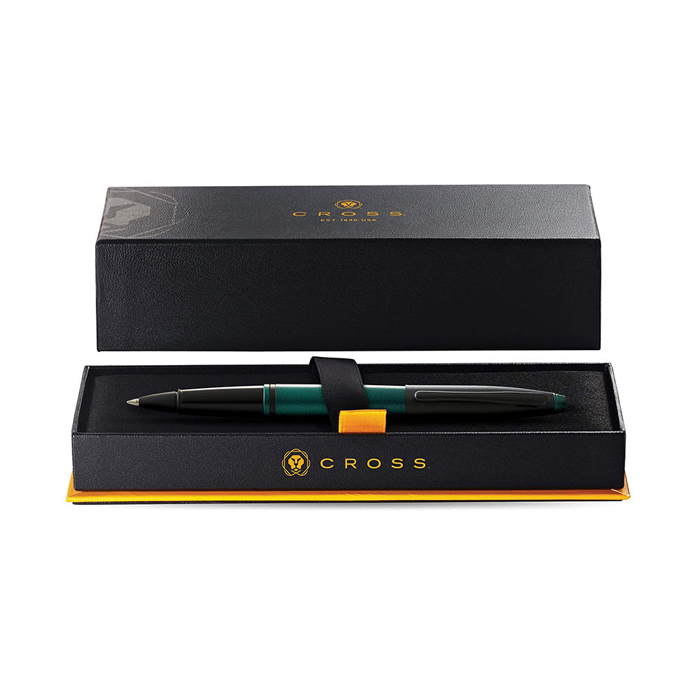 Cross Calais Matte Green and Black Lacquer Rollerball Pen