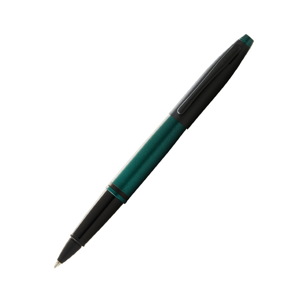 Cross Calais Matte Green and Black Lacquer Rollerball Pen
