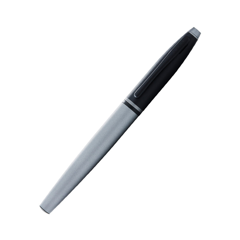 Cross Calais Matte Gray and Black Lacquer Fountain Pen - Stainless Steel Nib