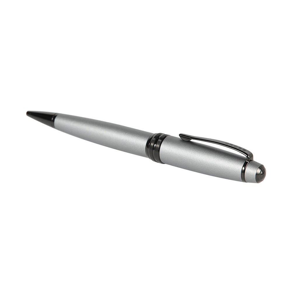 Cross Bailey Matte Gray Lacquer with Polished Black PVD Trim Ballpoint Pen