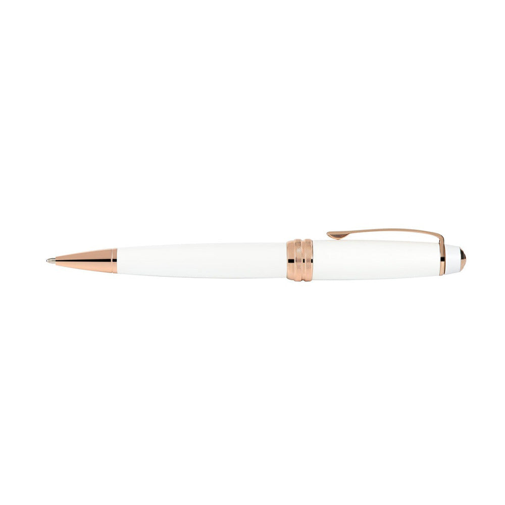 Cross Bailey Pearlescent White with Rose-Gold Trim Ballpoint Pen