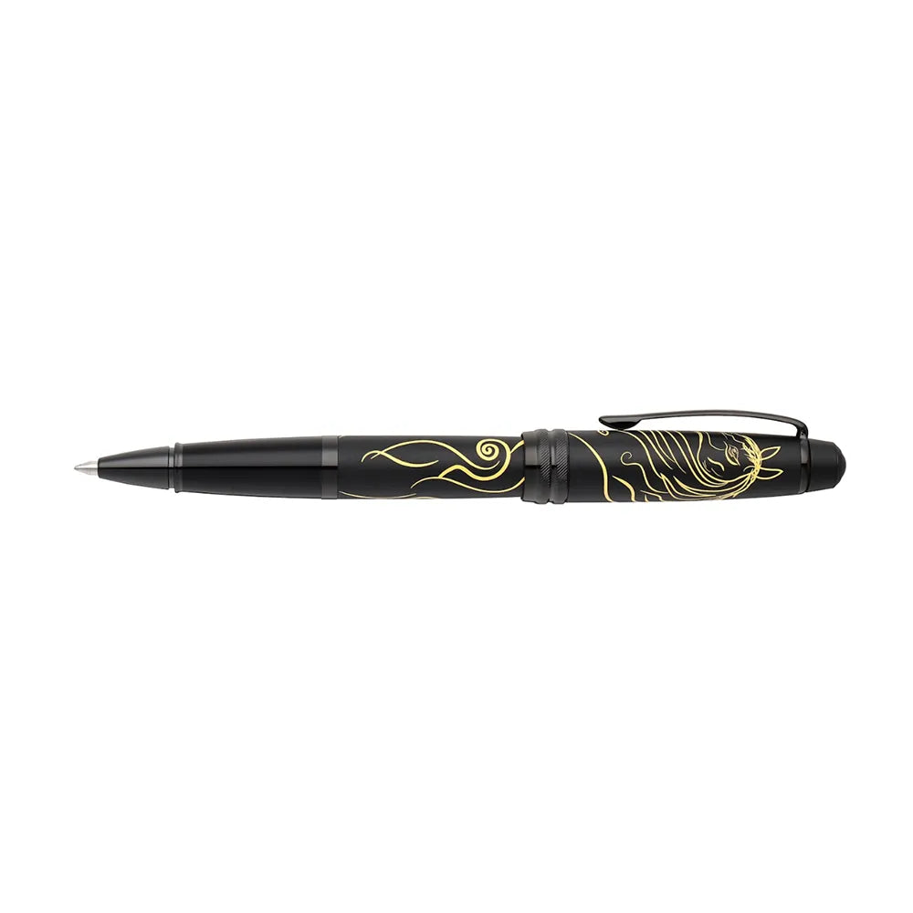 Cross Bailey Zodiac Year of the Horse Matte Black Lacquer with Black PVD Trim Ballpoint Pen
