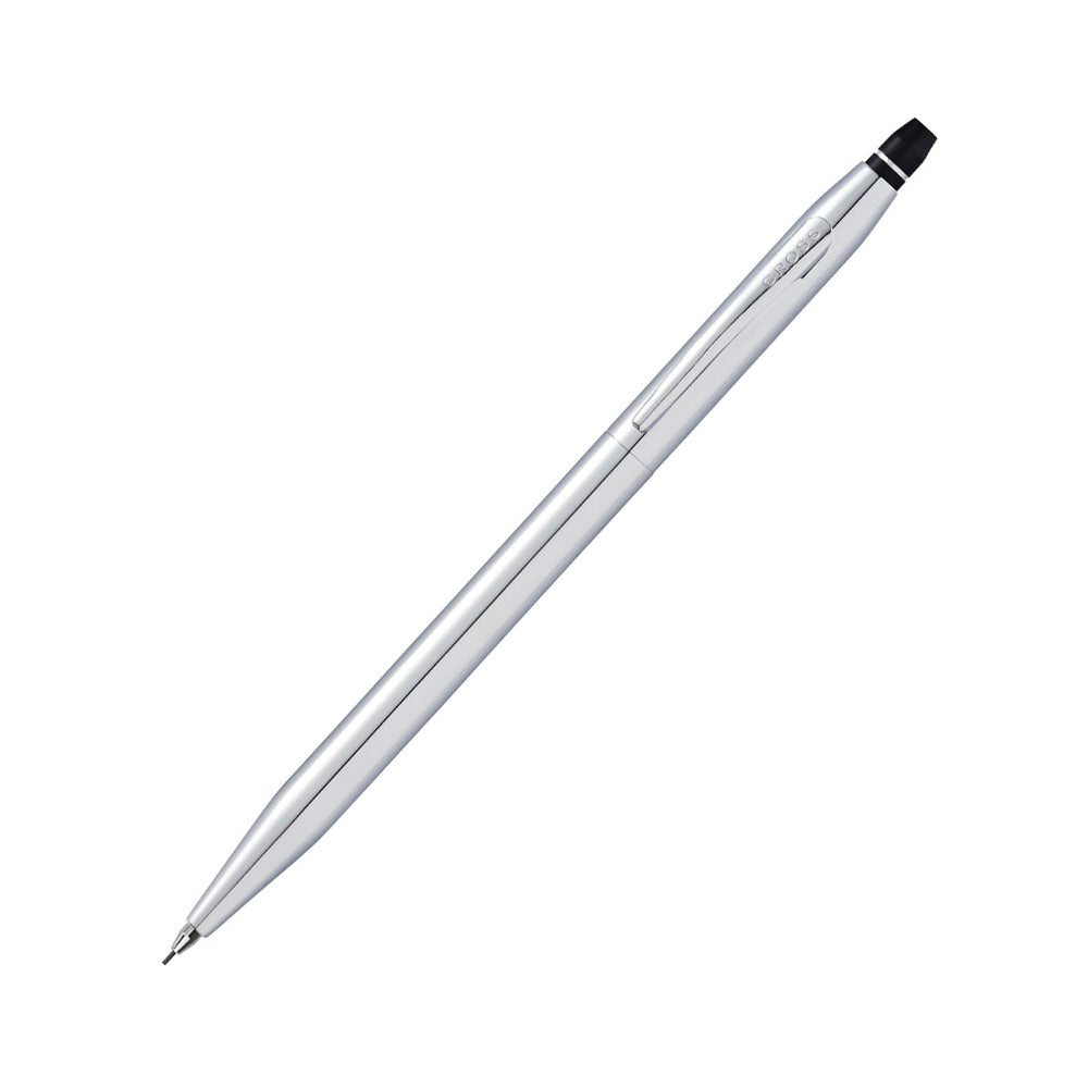 Cross Click Chrome Ballpoint Pen and 0.5mm Mechanical Pencil Gift Set