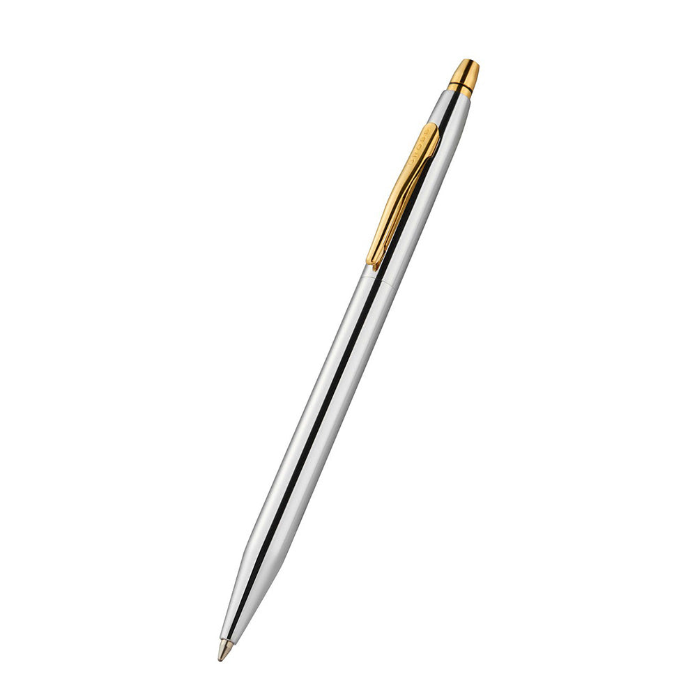 Cross Click Medalist Chrome with 23KT Gold-Plated Trim Ballpoint Pen