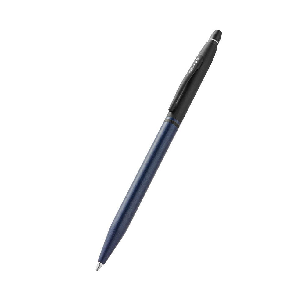 Cross Click Tuxedo Satin Metallic Blue Ballpoint Pen