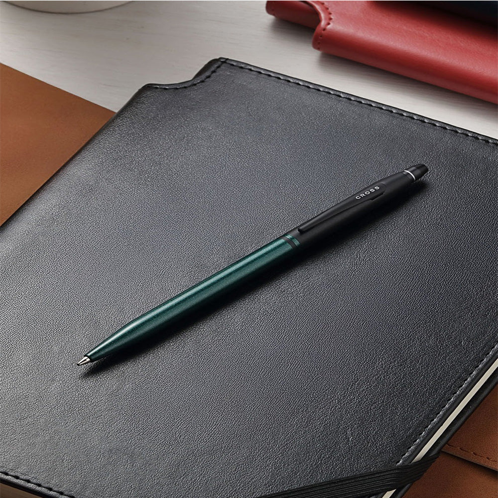 Cross Click Tuxedo Satin Metallic Green Ballpoint Pen