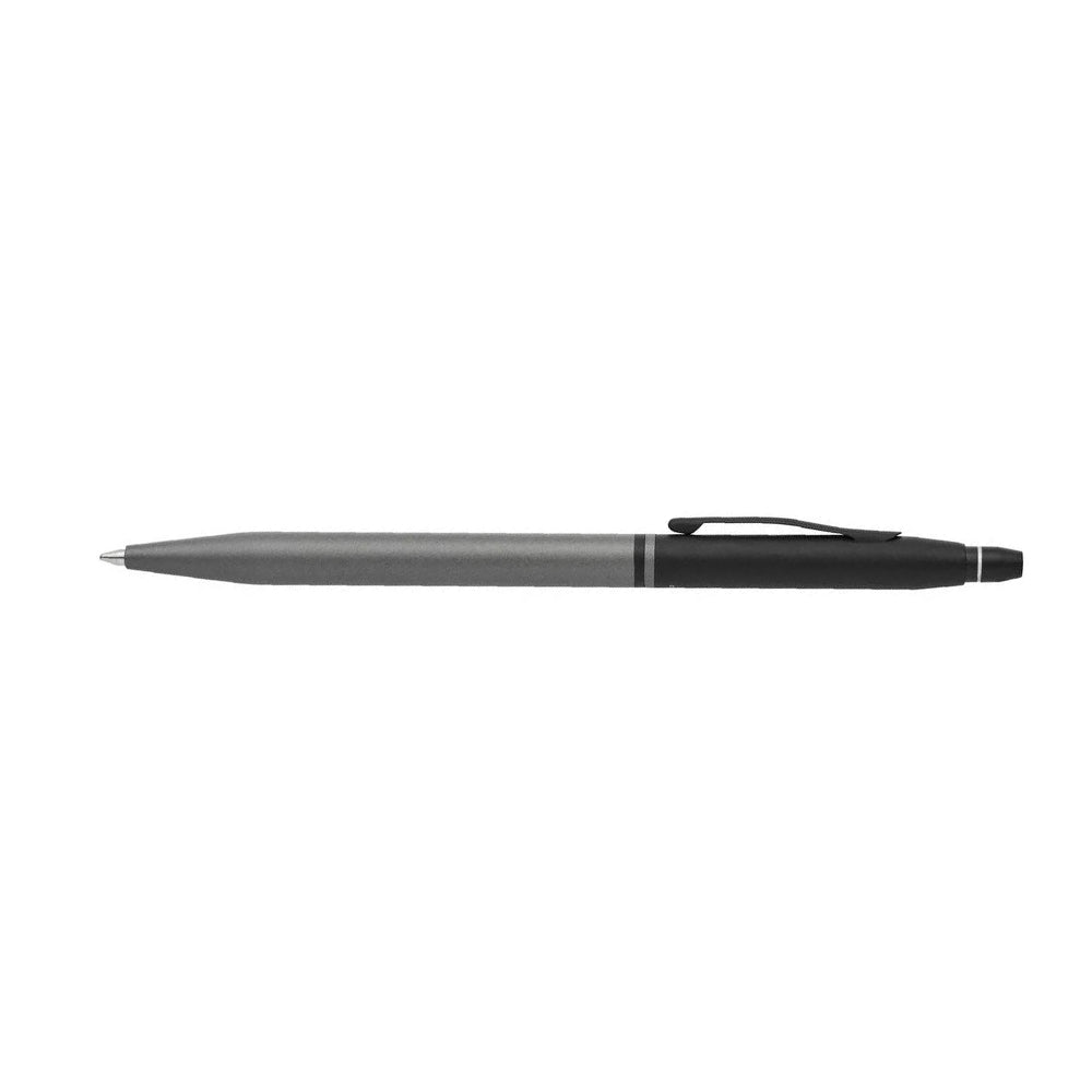 Cross Click Tuxedo Satin Metallic Gray Ballpoint Pen